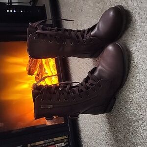 New tall lace up military boot 7.5